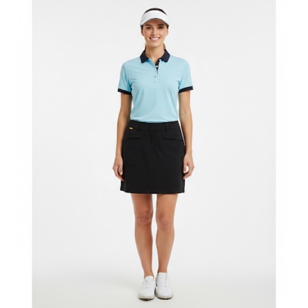 Lole Everyday Skirt Black Performance Minimalist Size 8